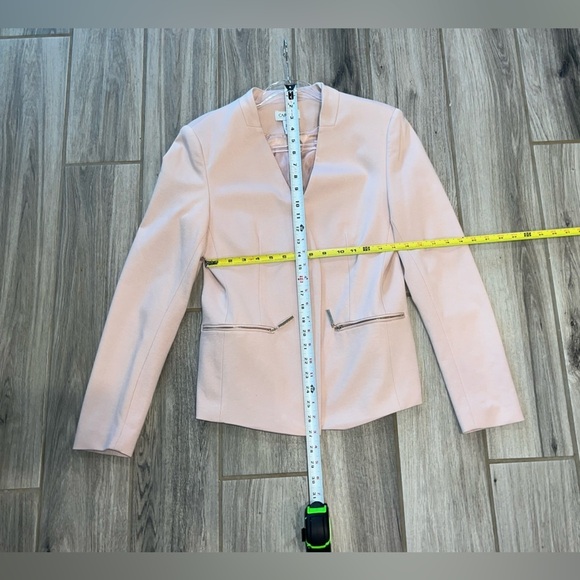 Carmen Marc Valvo Mauve Pink Blazer Size 10 - Picture 2 of 8